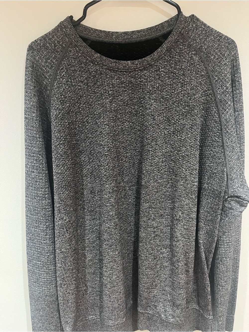 Lululemon Men's Crewneck Sweater - Gray Knit